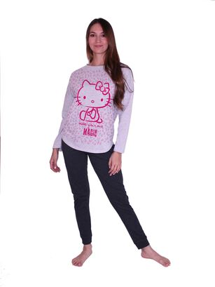 Pijama Mujer Algodón Hello Kitty S1021261-25,hi-res