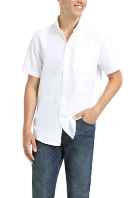 Camisa Hombre Woven Refine SL Regular Fit Blanco 54729-0927,hi-res