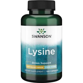 L-Lysine lisina 500 MG 100 capsulas Swanson,hi-res