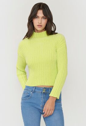 Sweater Mujer Chenille Rib Lima Corona,hi-res