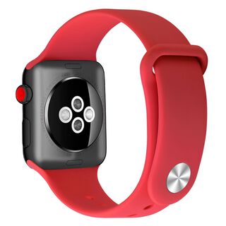 Correa Boton Compatible Iwatch Apple Watch Rojo 38-40-41MM ,hi-res