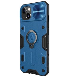 Carcasa Antishock Armor Azul + Lámina Compatible iPhone 13,hi-res