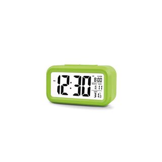 Reloj Despertador Digital Con Pantalla Led Verde,hi-res