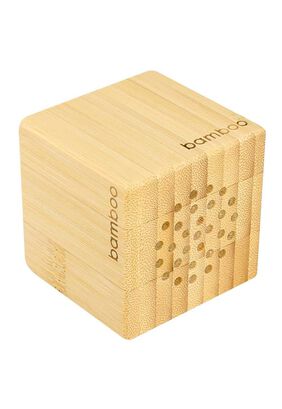 Parlante Bambú Con USB y Jack 3.5 MM Ecológico,hi-res