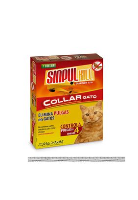Collar Antiparasitario Para Gatos Antipulgas Sinpul Kill,hi-res
