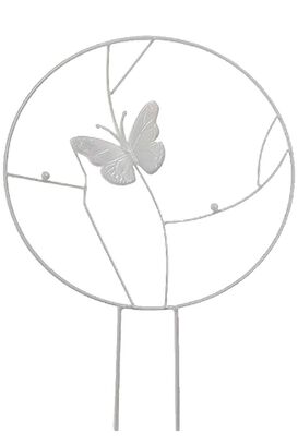 Soporte plantas trepadoras Mariposa Blanca	,hi-res