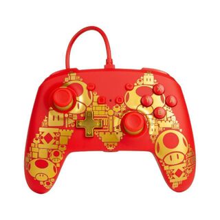 Control Wired PowerA Mario Red Gold Ed. - Switch - Sniper,hi-res