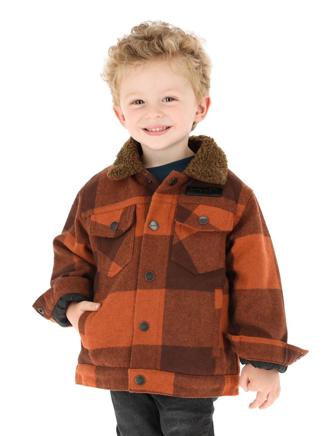 Niños marrón piel chica princesa denim chaqueta Ropa Ropa unisex para niños Chaquetas y abrigos 