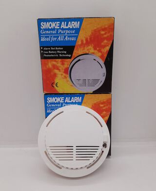 Alarma detector de humo e incendio inalámbrico,hi-res