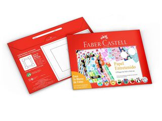 Estuche Papel Entretenido Faber-Castell x18 Pliegos,hi-res
