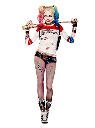 Tatoo Harley Quinn - Cosplay - Disfraz - Versión 2 - Grande,hi-res