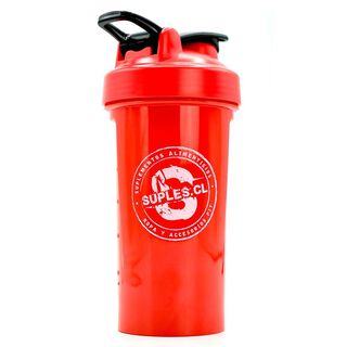 Shaker rojo 500 ml - Logo Blanco,hi-res