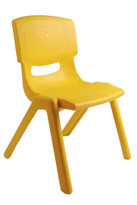 Silla Infantil Plástica Amarilla,hi-res