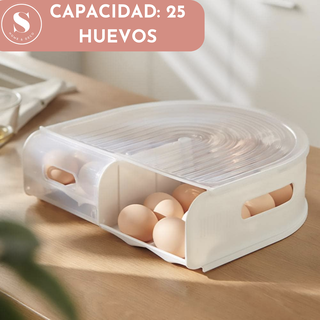 Huevera Dispensador De Huevos Automático De 25 Unidades,hi-res