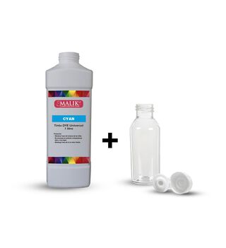 Tinta Cyan 1 Litro + Botella GT52 GT53 compatible para Hp SmartTank 519,hi-res