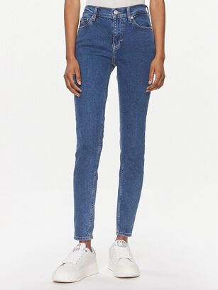 JEANS NORA SKINNY FIT LOGO AZUL TOMMY JEANS,hi-res
