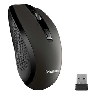 Mouse Inalámbrico 2.4 Ghz Laptop Wireless R560 Meetion Negro,hi-res