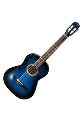 Guitarra Acústica Vizcaya Arcg44 Cuerdas De Nylon Azul,hi-res