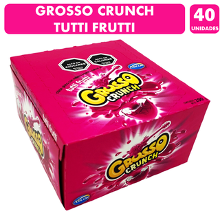 Grosso Crunch Tutti Frutti De Arcor (Caja Con 40 Chicles),hi-res
