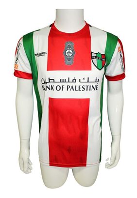 Camiseta Palestino 2018 Local Tricolor Original Training,hi-res