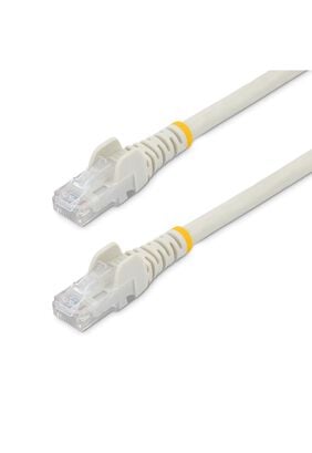 Cable de Red Cat6 50cm Ethernet RJ45 sin Enganche Blanco,hi-res