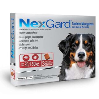 Nexgard 25 a 50kg - 3 comprimidos,hi-res