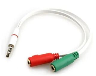 Cable Adaptador Microfono Audio Splitter Jack 3.5mm Ps4 Xbox,hi-res