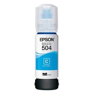 Tinta Botella Epson T504 70ml Ecotank Cyan C13T03N22A,hi-res