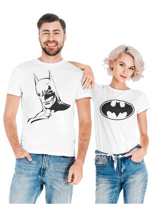 Poleras Dia Del Amor/amistad - Modelo Batman - Escudo,hi-res