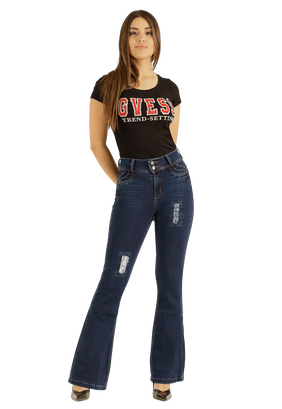 Jeans One World New York Cristal Mujer ,hi-res