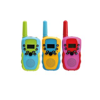 Pack 3 Radios Walkie Talkie Para Niños De Colores,hi-res