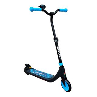 Scooter Eléctrico con Faro y Altura Ajustable Azul,hi-res