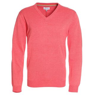 Sweater Cuello V Rojo,hi-res