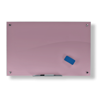 Pizarra Magnética Vidrio Templado 90 x 60 Incluye Accesorios. Color Púrpura,hi-res