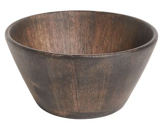 Bowl 25.4 cm Dark wood,hi-res