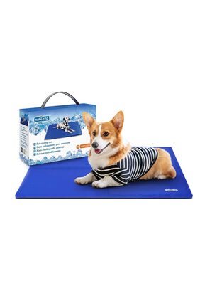 Manta de Enfriamiento para Mascotas Azul 50 x 65 cm,hi-res