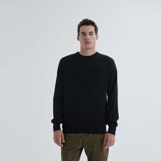 Sweater Hombre Print Negro Fashion´s Park,hi-res