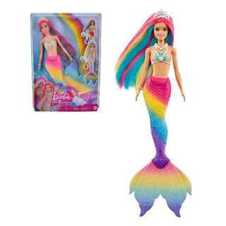 Barbie Dreamtopia Sirena Arcoíris Mágico Mattel,hi-res