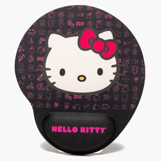 Mouse Pad Gel 74709 Black Hello Kitty,hi-res