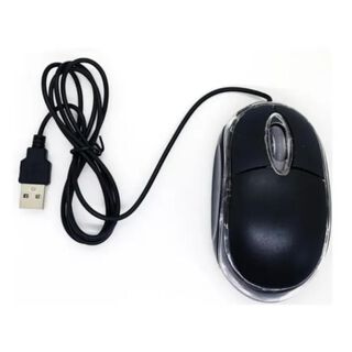 Mouse Con Cable 1200dpi Alámbrico Negro,hi-res