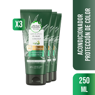 Pack 3 Acondicionador Herbal Essences Bio Renew Aloe 250ml,hi-res