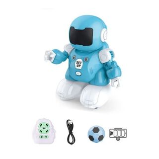 Robot Inteligente Futbol con Control Remoto Azul,hi-res