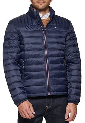 Parka Weight Quilted Azul Tommy Hilfiger,hi-res