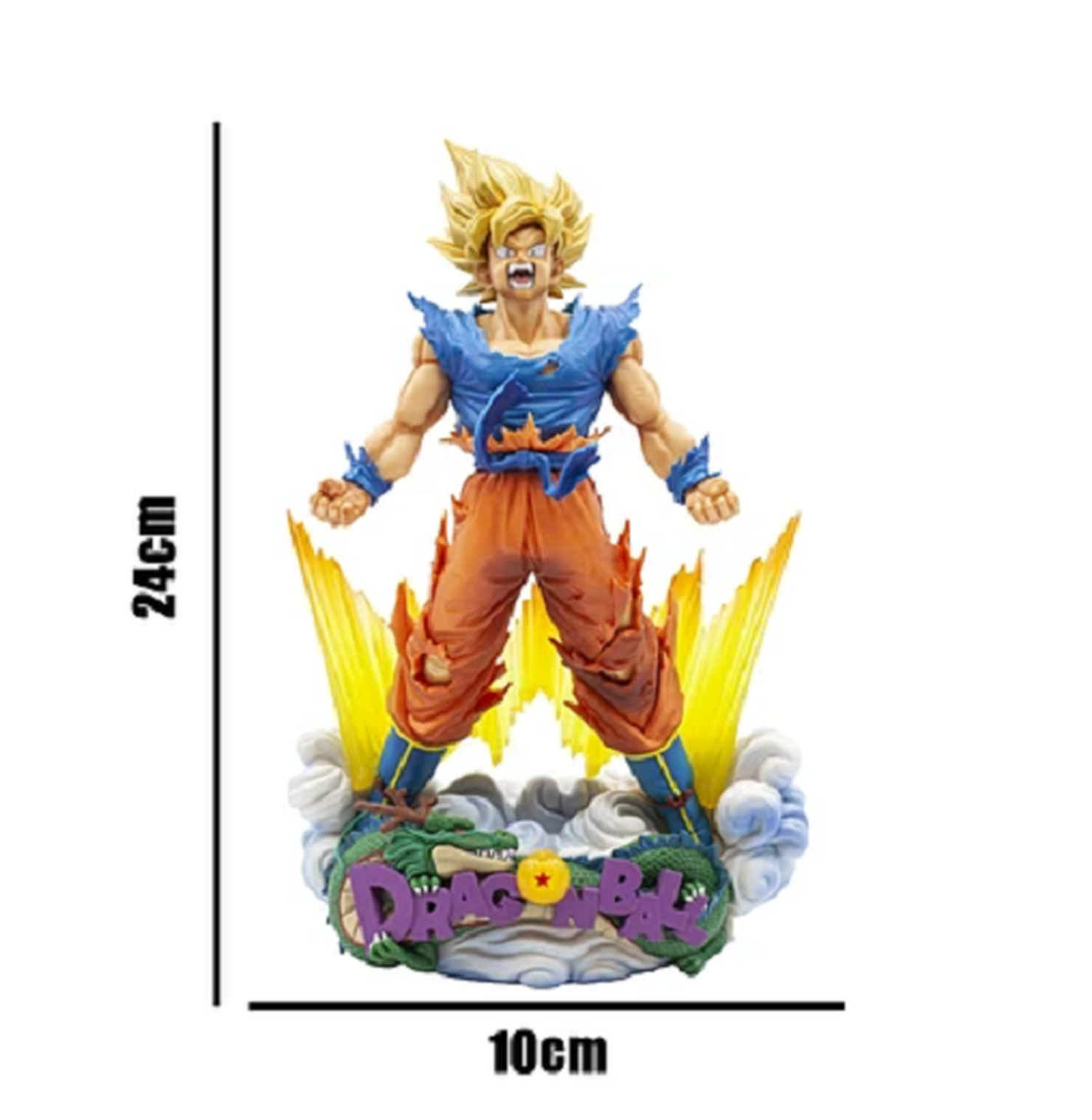 Figura Banpresto Dragon Ball Z Son Goku The Brush Diorama 