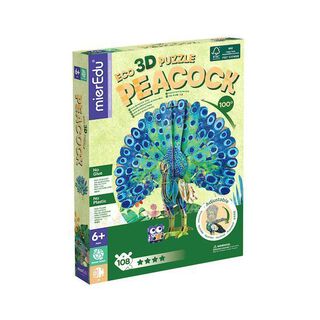 Puzzle Eco 3D Pavo Real,hi-res