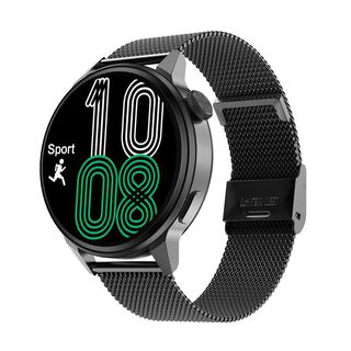 Reloj inteligente Smartwatch DT4+ negro metal,hi-res
