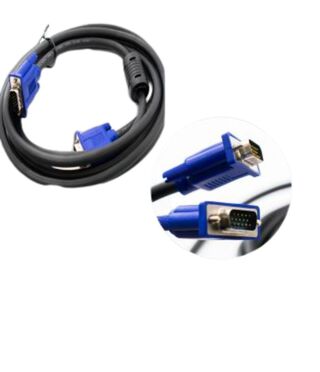 Cable Vga Ideal Para Conectar Monitor Tv Proyectores 3 Mts,hi-res