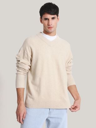 Sweater Blend Comfort Beige Calvin Klein,hi-res
