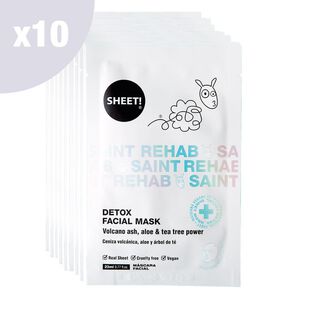 Pack X10 Mascarillas Faciales Detox,hi-res
