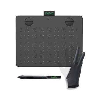 Tableta Digitalizadora Parblo A640 V2 con Guante,hi-res